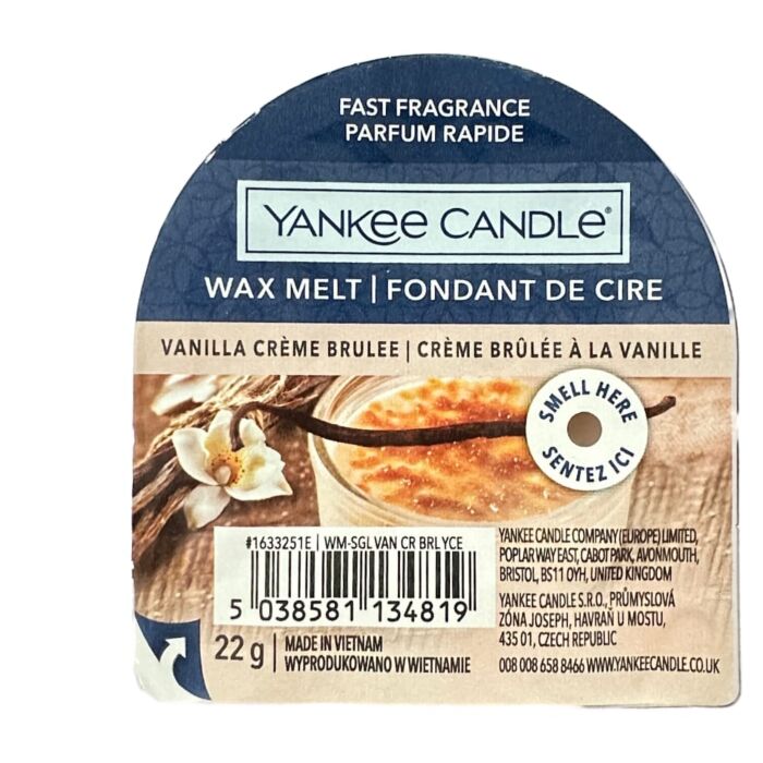 Yankee Candle Vanilla Creme Brulee Wax Melt